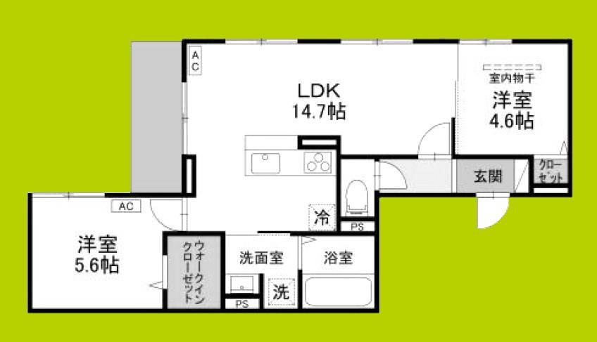 D-ROOM東花園 間取り