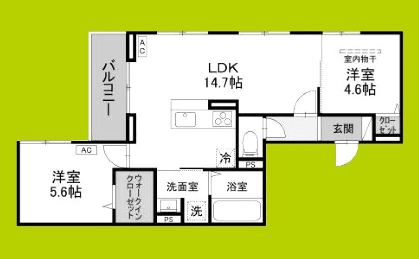 D-ROOM東花園 間取り