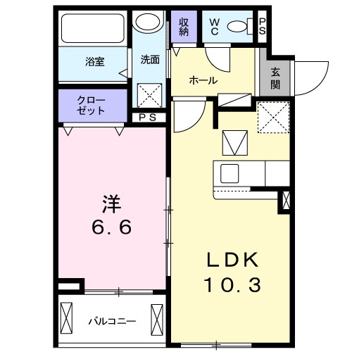 ラ　ヴィータ　リッカ 間取り