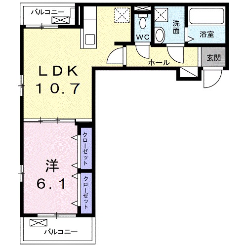 ソレイユ　セジュ 間取り
