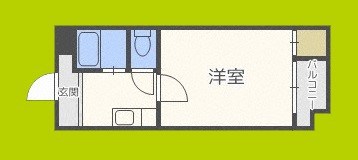 山本ハイツ森ノ宮 間取り
