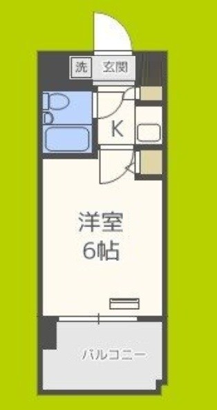 デ・リード弁天町港通 間取り