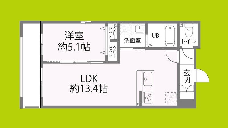 オーベル今里 south 間取り