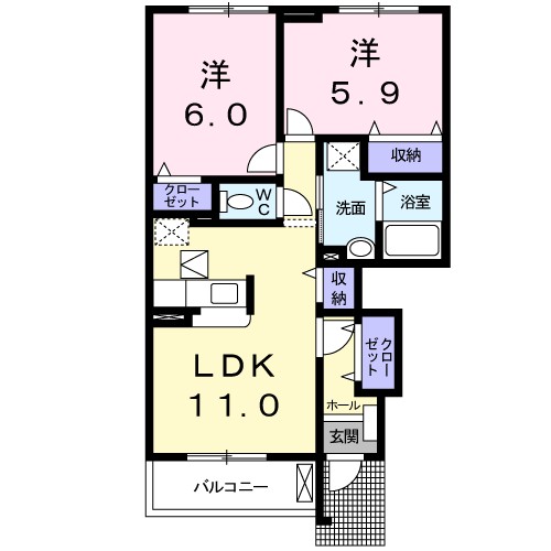 コンストライフＦ 間取り