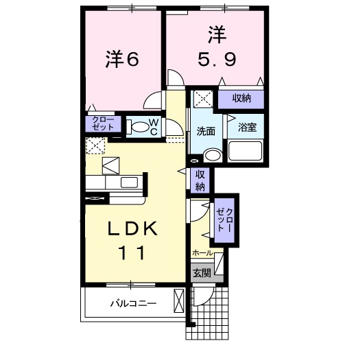 メゾン甲安 間取り