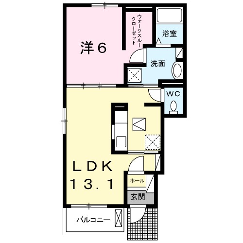 アン　シュヴァル　Ⅱ 間取り