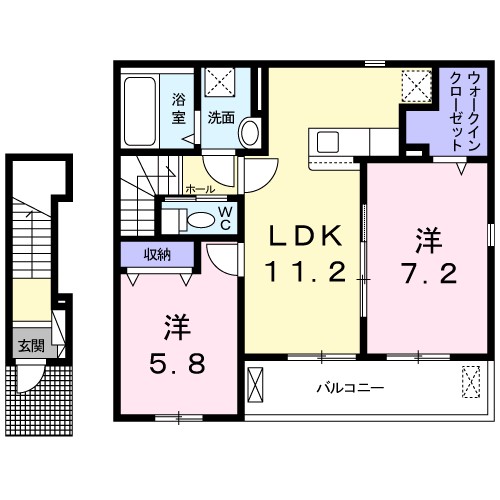 アルモニーＡ 間取り