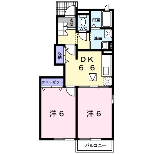 ファシネイション春日Ⅰ 間取り