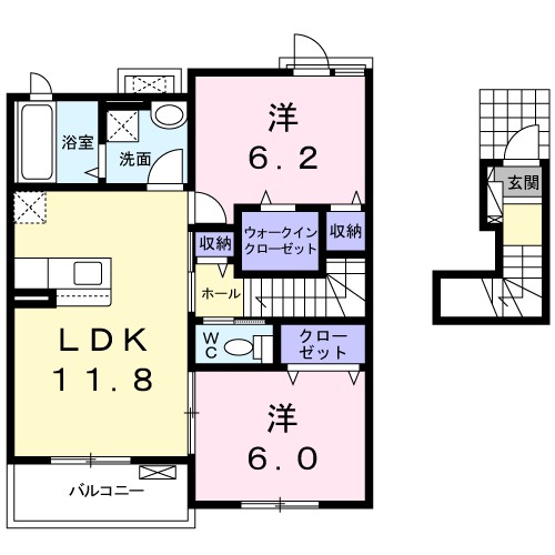 メゾン－８ 間取り