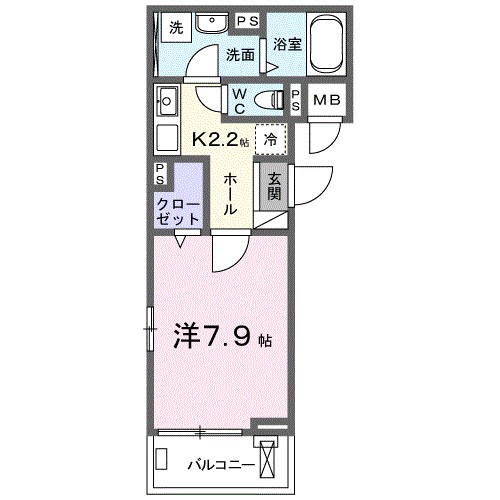 照ケ丘矢田３丁目アパート 間取り