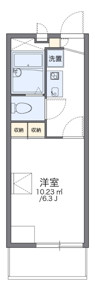 レオパレス大池橋 間取り