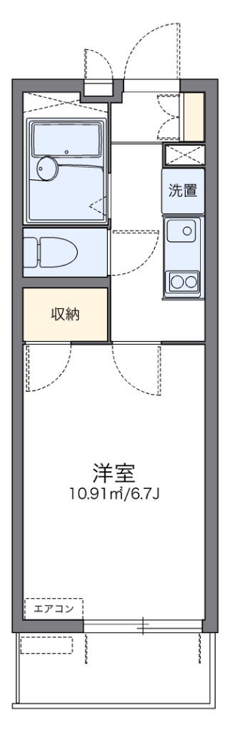 レオパレスコンフォート　Ｌ 間取り