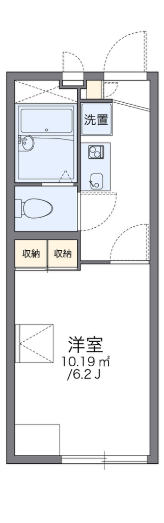 レオパレスＬｉｇｈｔＬｉｋｅⅡ 間取り