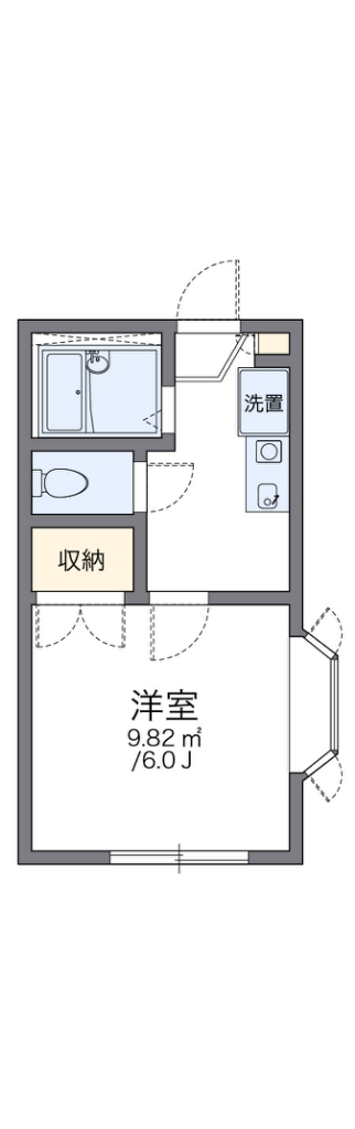 レオパレス白糸 間取り