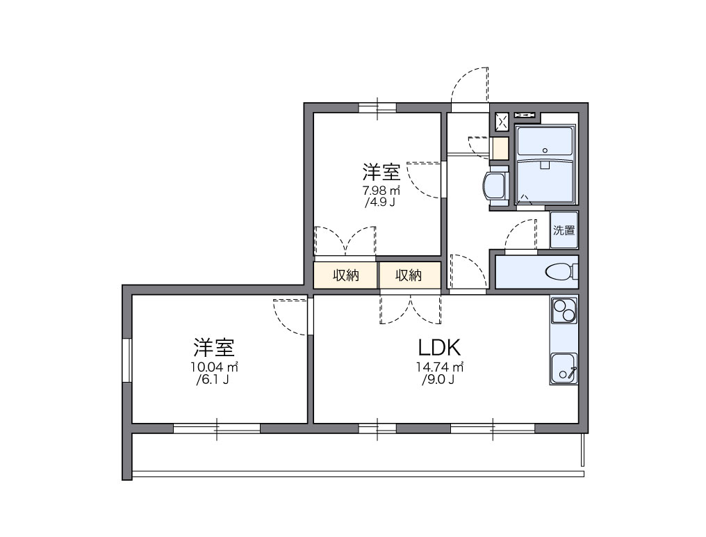 レオパレスＯＨＩⅡ 間取り