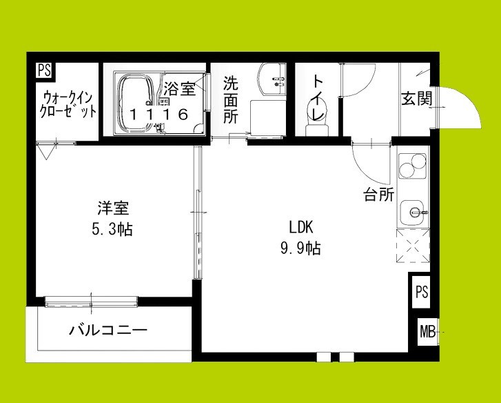 フジパレス泉佐野Ⅱ番館 間取り