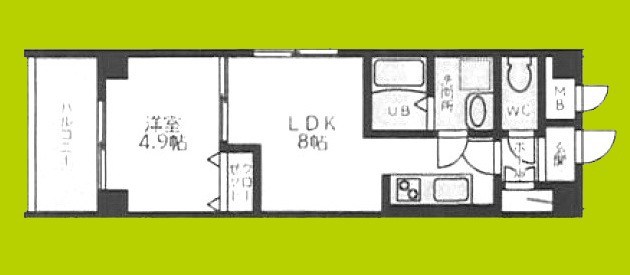 カルム共栄 間取り図