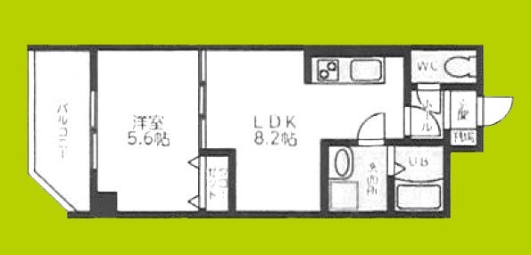 カルム共栄 間取り図