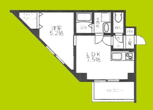 カルム共栄 間取り図