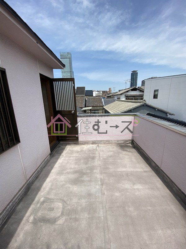 阿倍野筋4丁目貸家 ベランダ