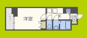 Rainbow　Court立売堀 間取り
