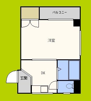 ビジタル浪速6 間取り