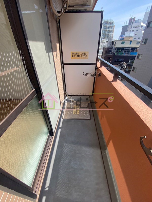 ローズコーポ天満東Ⅱ ベランダ