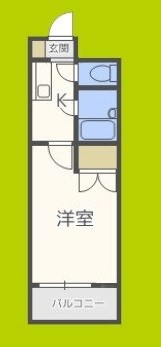 ローズコーポ天満東Ⅱ 間取り