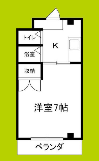 千扇ハイツ 間取り