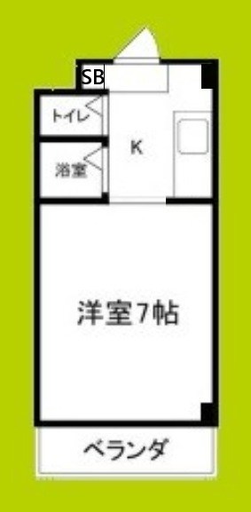 千扇ハイツ 間取り