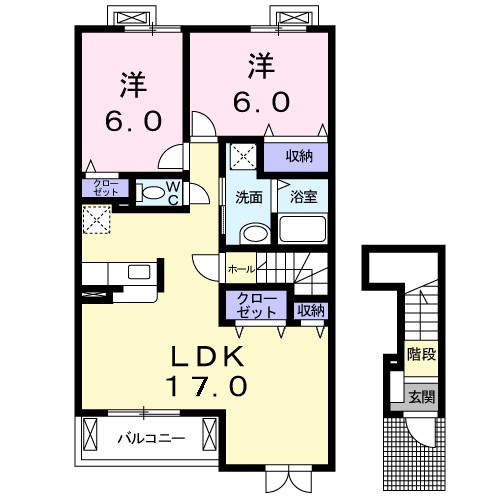 さくら　Ｂ棟 間取り図