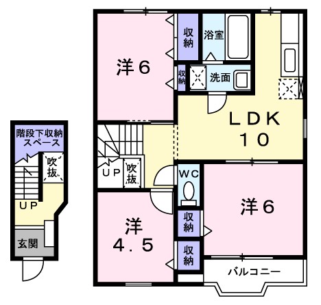 オリエンス忠岡２番館 間取り