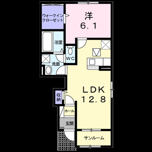スカースデール　Ⅲ 間取り