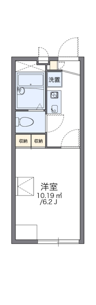 レオパレスＧＬＡＮＺ　ＯＢＥＲ 間取り