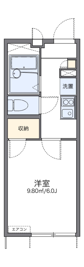 レオパレスフローラ 間取り