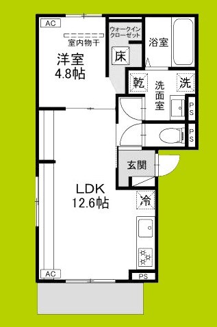 仮称D-ROOM東大阪楠町東棟 間取り