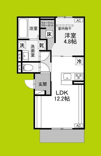 仮称D-ROOM東大阪楠町東棟 間取り
