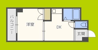 アベノ池田マンション 間取り