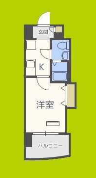LUXE難波EAST 間取り