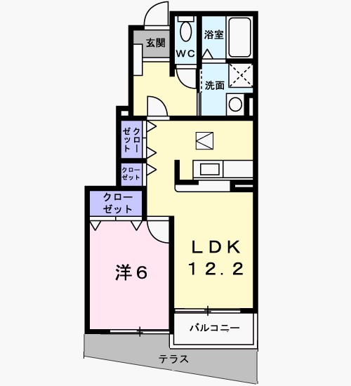 ウイズダム　パレスＡ 間取り