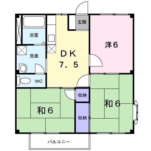 メゾンヤブウチ 間取り