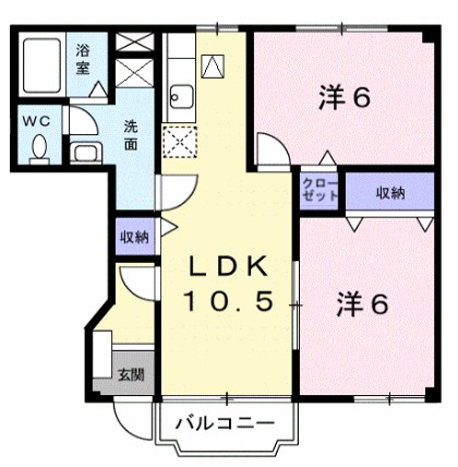 アクロスⅠ 間取り