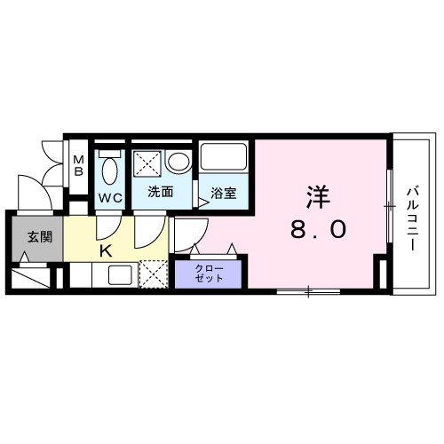 コトン　ヴァリ　寺田町駅前 間取り