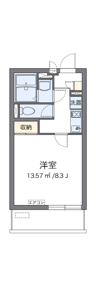 クレイノシーサイド石津川 間取り