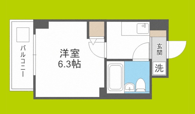 フォーリアライズ難波南ファーロ 間取り
