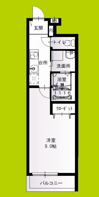 フジパレス尼崎東園田Ⅴ番館 間取り