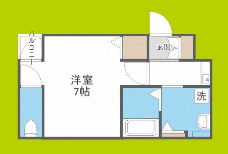 メビウスコノハナレジデンス 間取り