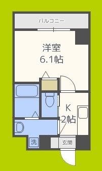 グランパシフィック今宮 間取り