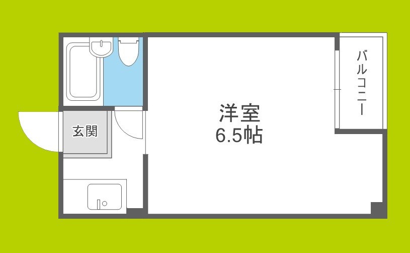 ユーハイツ京町堀 間取り