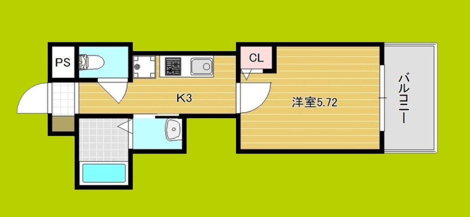 グランパシフィック玉出 間取り